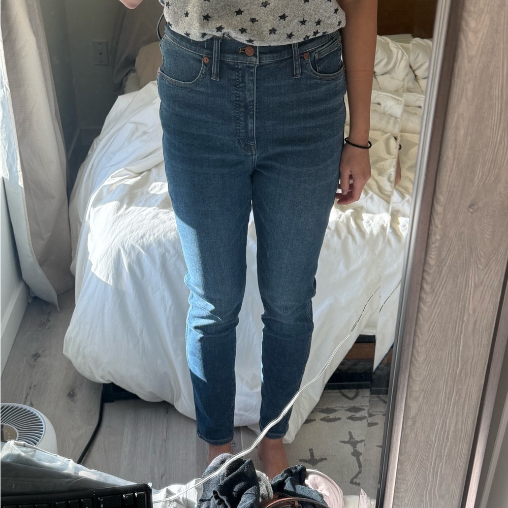 Madewell 10" High-Rise Skinny Jeans in Blue